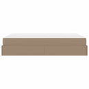 Sengeramme med madras Andet 2 pcs Gyldenbrun PVC