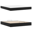 Sengeramme med madras Andet 2 pcs Sort PVC