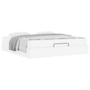 Sengeramme med madras Andet 2 pcs Hvid PVC