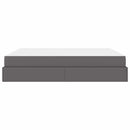 Sengeramme med madras Andet 2 pcs Grå PVC