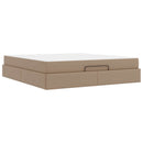Sengeramme med madras Andet 2 stk. Gyldenbrun PVC