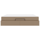 Sengeramme med madras Andet 2 stk. Gyldenbrun PVC