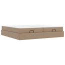 Sengeramme med madras Andet 2 stk. Gyldenbrun PVC