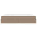 Sengeramme med madras Andet 2 stk. Gyldenbrun PVC