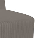 Modulsofa enhed uden arme 2 pcs Lysegrå 55 x 74 x 82 cm