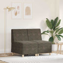 Modulsofa enhed uden arme 2 pcs Mørkegrå 55 x 74 x 82 cm