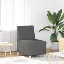 Modulsofa enhed uden arme 3 pcs Mørkegrå 55 x 74 x 82 cm Stof