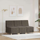 Modulsofa enhed uden arme 3 pcs Mørkegrå 55 x 74 x 82 cm