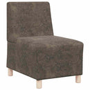 Modulsofa enhed uden arme 3 pcs Mørkegrå 55 x 74 x 82 cm