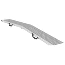 Foldbar rampe 200kg pr. rampe 2 stk. Sølv 200 kg pr. rampe
