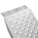 Læsningsrampe 200 kg Sølv 200 kg per stk Galvaniseret stål