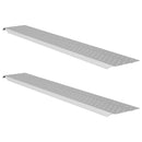 Læsningsrampe 200 kg Sølv 200 kg per stk Galvaniseret stål