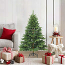Kunstigt Hinged Juletræ med stativ Grøn 120 cm PVC, PE og stål