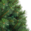 Kunstigt Hinged Juletræ Grøn 240 cm PVC, stål