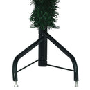 Hjørne Kunstigt Juletræ med 300 LED'er Grøn 240 cm PVC og metal