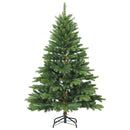 Kunstigt juletræ med 150 LED'er Grøn 120 cm PE og PVC
