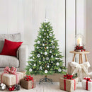 Kunstigt juletræ med 150 LED'er Grøn 120 cm PE og PVC