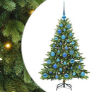 Kunstigt juletræ med 150 LED'er Grøn 120 cm PE og PVC