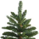 Kunstigt juletræ med 300 LED'er Grøn 240 cm PE og PVC