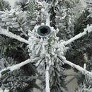 Kunstigt juletræ med 300 LED'er Hvid 240 cm PE og PVC