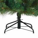 Kunstigt juletræ med 300 LED'er Grøn 210 cm PE og PVC