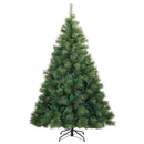 Kunstigt juletræ med 300 LED'er Grøn 240 cm PE og PVC