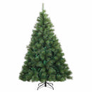 Kunstigt juletræ med 300 LED'er Grøn 240 cm PE og PVC