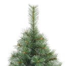 Kunstigt juletræ med 150 LED'er Grøn 120 cm PE og PVC
