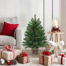 Kunstigt juletræ med stativ Grøn 95 cm PVC, PE og stål