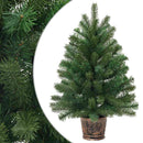 Kunstigt juletræ med stativ Grøn 95 cm PVC, PE og stål