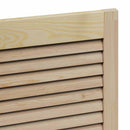 Skabsdør Naturfarvet 110 x 2,1 x 39,5 cm Massiv fyrretræ