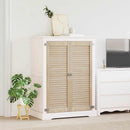 Skabsdør 2 pcs Naturfarvet 110 x 2,1 x 39,5 cm Massiv fyrretræ