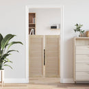 Skabsdør 2 pcs Naturfarvet 110 x 2,1 x 39,5 cm Massiv fyrretræ