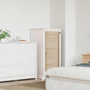 Skabsdør Naturfarvet 49,5 x 2,1 x 110 cm Massiv fyrretræ