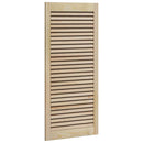 Skabsdør 2 pcs Naturfarvet 49,5 x 2,1 x 110 cm Massiv fyrretræ
