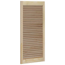 Skabsdør 2 pcs Naturfarvet 49,5 x 2,1 x 110 cm Massiv fyrretræ