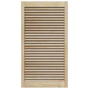 Skabsdør Naturfarvet 110 x 2,1 x 59,5 cm Massiv fyrretræ