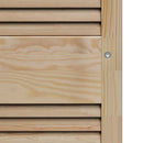Skabsdør med dør 2 pcs Naturfarvet 140,5 x 2,1 x 39,5 cm