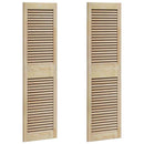 Skabsdør med dør 2 pcs Naturfarvet 140,5 x 2,1 x 39,5 cm
