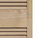 Skabsdør med dør 2 pcs Naturfarvet 49,5 x 2,1 x 140,5 cm