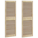 Skabsdør med dør 2 pcs Naturfarvet 49,5 x 2,1 x 140,5 cm