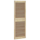 Skabsdør med dør 2 pcs Naturfarvet 49,5 x 2,1 x 140,5 cm