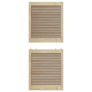 Skabsdør Naturfarvet 140,5 x 2,1 x 59,5 cm Massiv fyrretræ