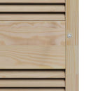 Skabsdør Naturfarvet 170 x 2,1 x 39,5 cm Massiv fyrretræ