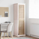 Skabsdør Naturfarvet 170 x 2,1 x 39,5 cm Massiv fyrretræ