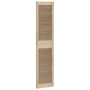 Skabsdør 2 pcs Naturfarvet 170 x 2,1 x 39,5 cm Massiv fyrretræ