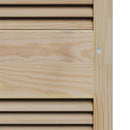 Skabsdør Naturfarvet 170 x 2,1 x 49,5 cm Massiv fyrretræ