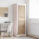 Skabsdør Naturfarvet 170 x 2,1 x 49,5 cm Massiv fyrretræ