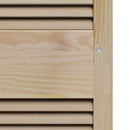 Skabsdør 2 pcs Naturfarvet 170 x 2,1 x 59,5 cm Massiv fyrretræ