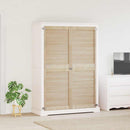 Skabsdør 2 pcs Naturfarvet 170 x 2,1 x 59,5 cm Massiv fyrretræ